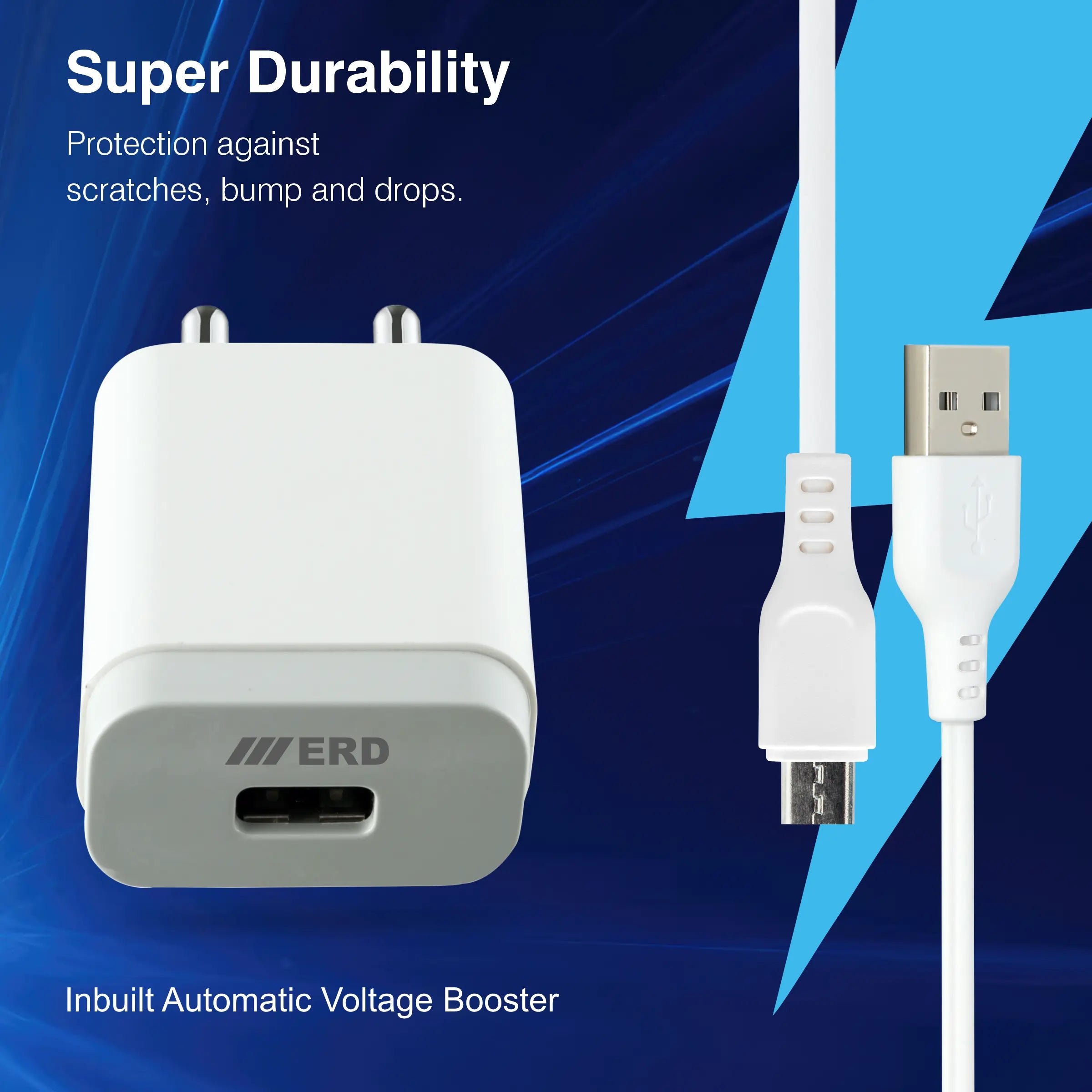 ERD TC-11 Charger With Micro USB Cable 5V/1Amp (5W)